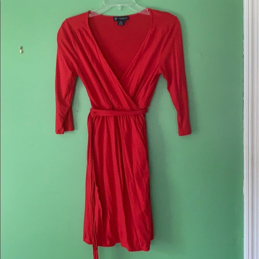 Red dress